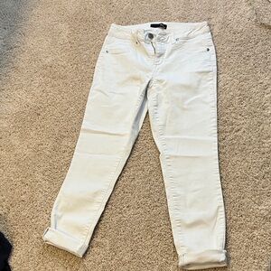 1822 Denim Women's White Skinny Jeans